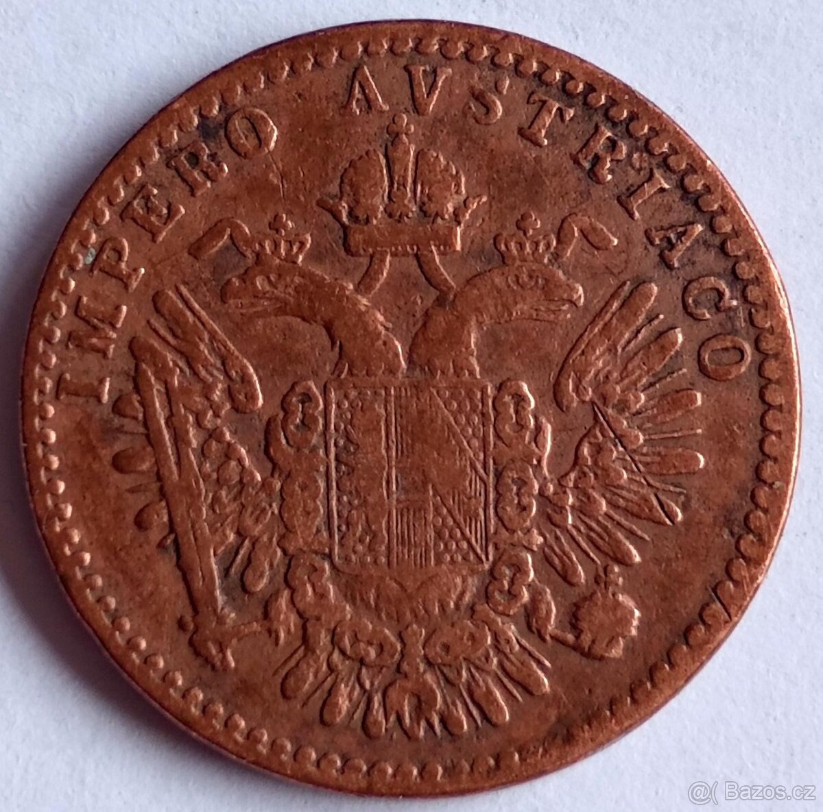 3 centesimi 1852 V František Josef I. Lombardsko- Benátsko - 2