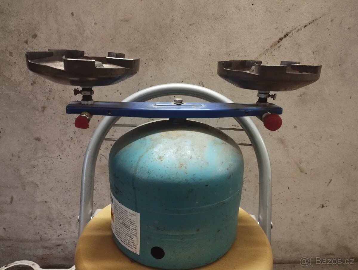 Dvouplotýnkový vařič na PB 2kg - 2