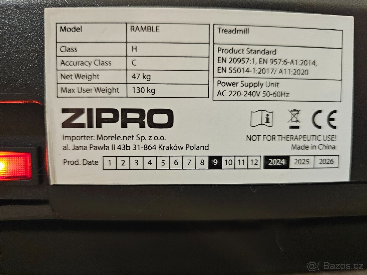 Skládací běžecký pás Ramble s nastavením náklonu - 2