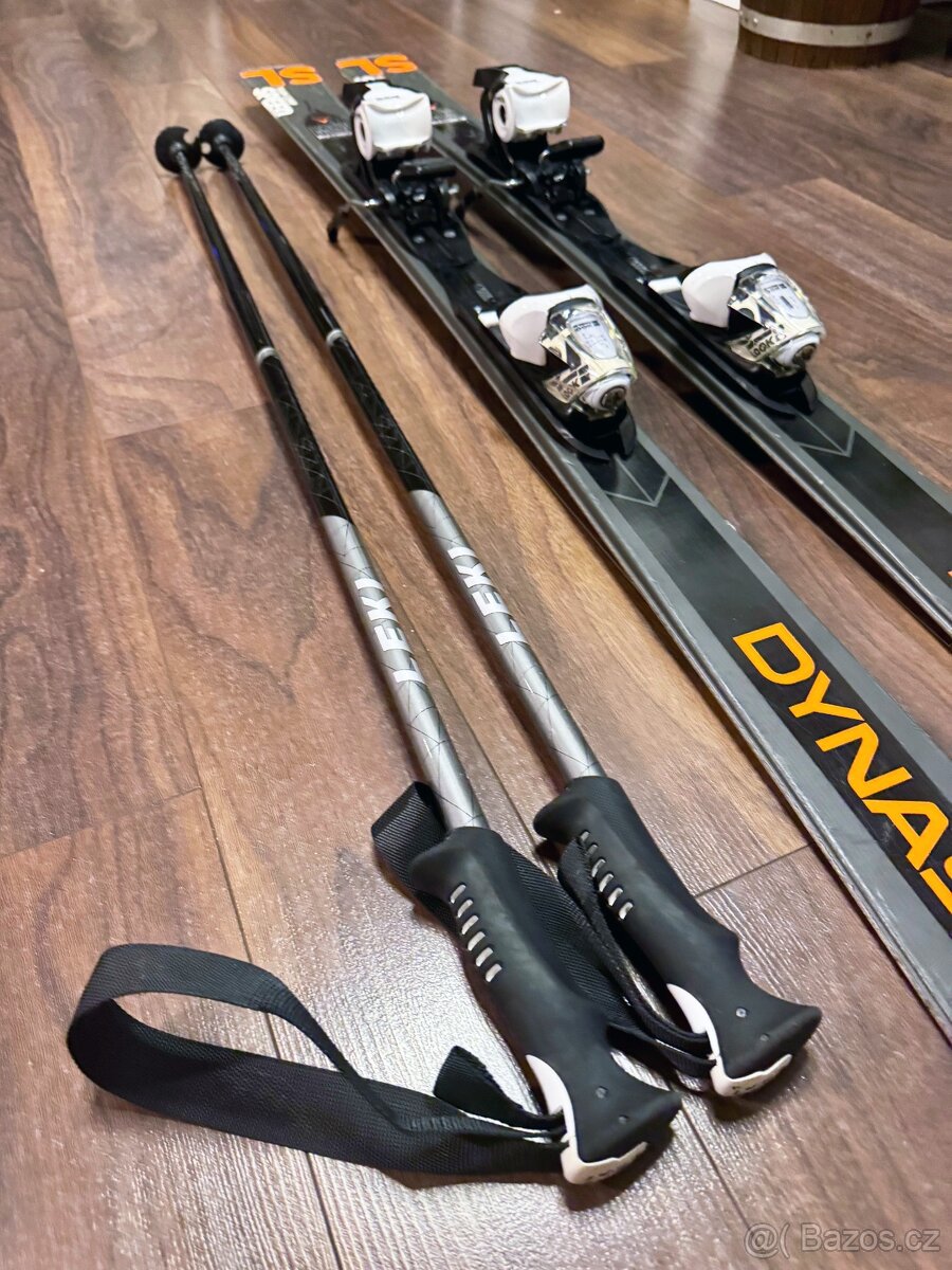 Set lyže a hůlky Dynastar Team Comp 150 cm + Leki - 2
