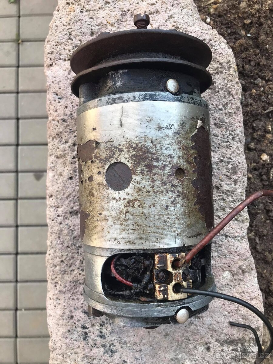 Prodám vzácne dynamo SCINTILLA Swiss made 80 w 1 1/2 - 2