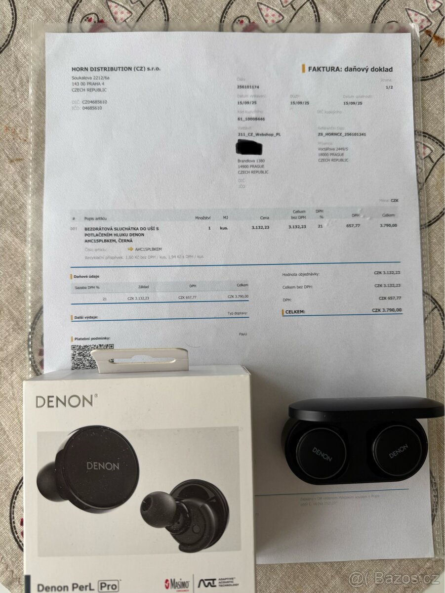 Sluchátka Denon PerL Pro, černé, záruka - 2