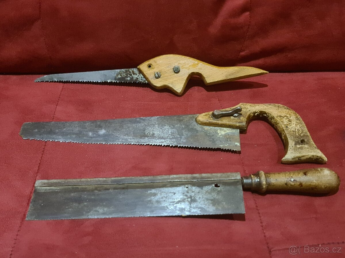 RETRO PILKY starožitné 3ks viz foto - 2