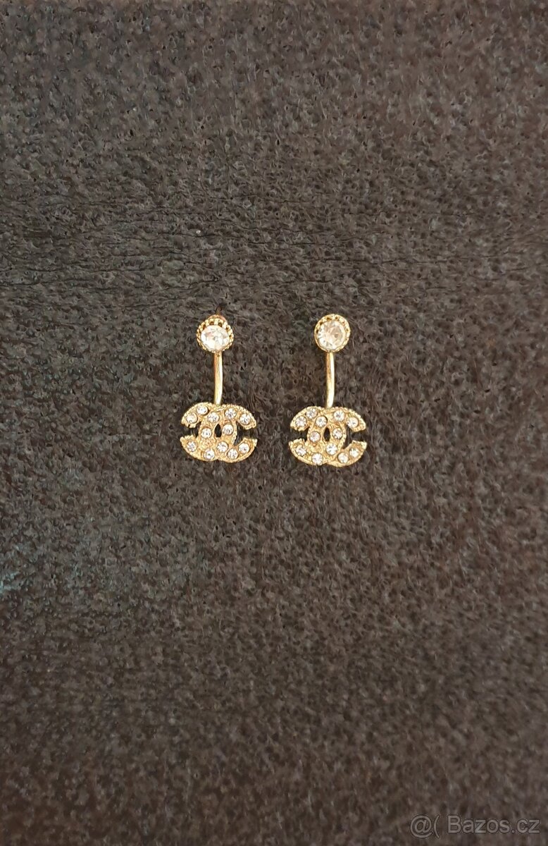 Visací náušnice ve stylu Chanel - 2