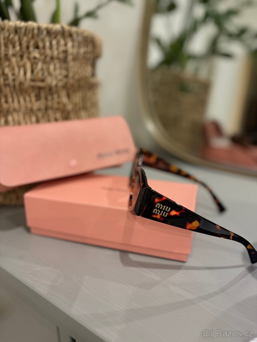 Hnědé brýle Miu Miu - 2