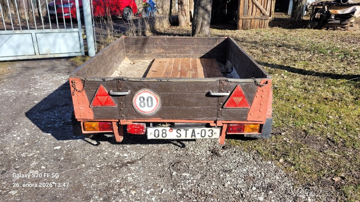 Přívěsný vozík za auto - 2