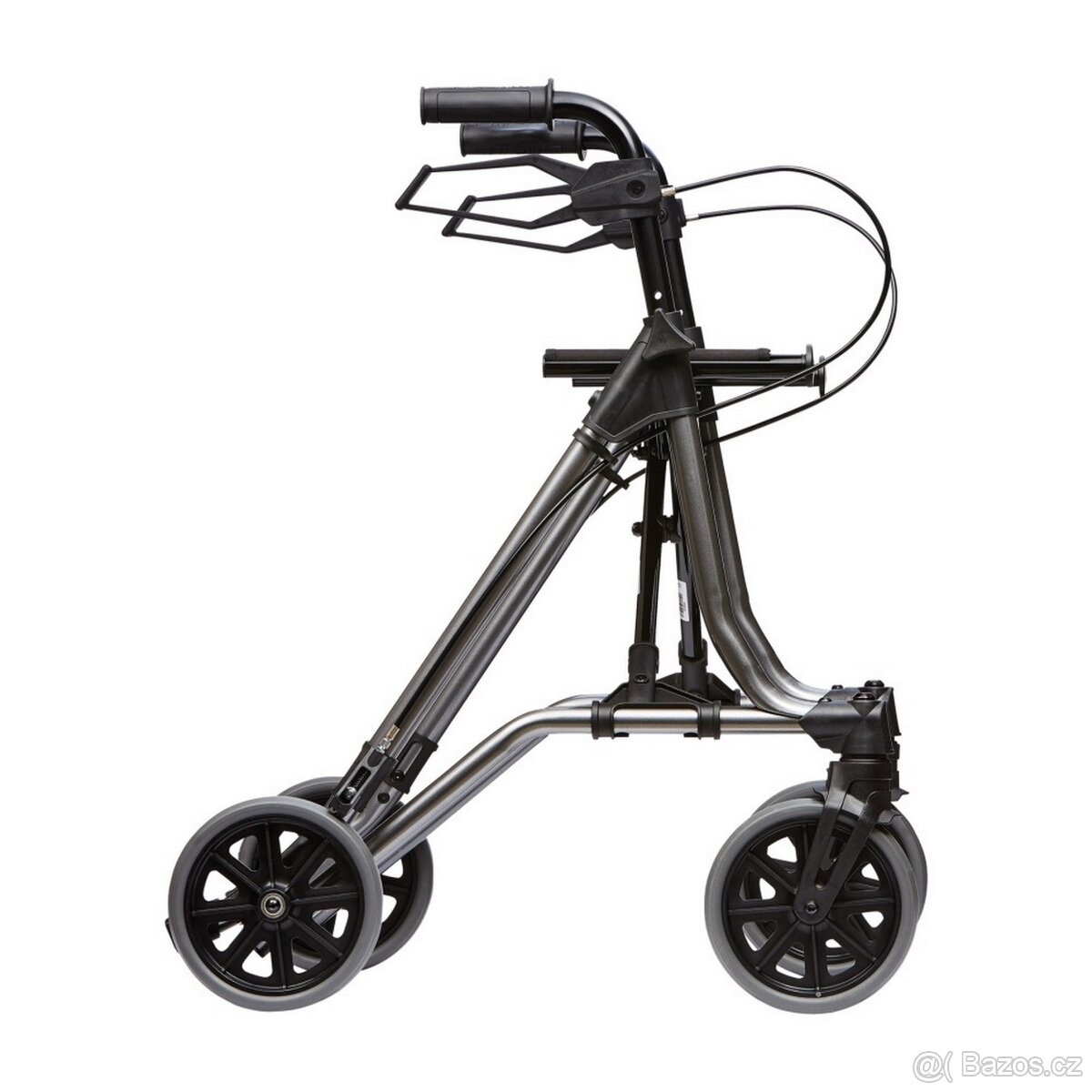 PROFI lehčené ALU chodítko čtyřkolové - 2