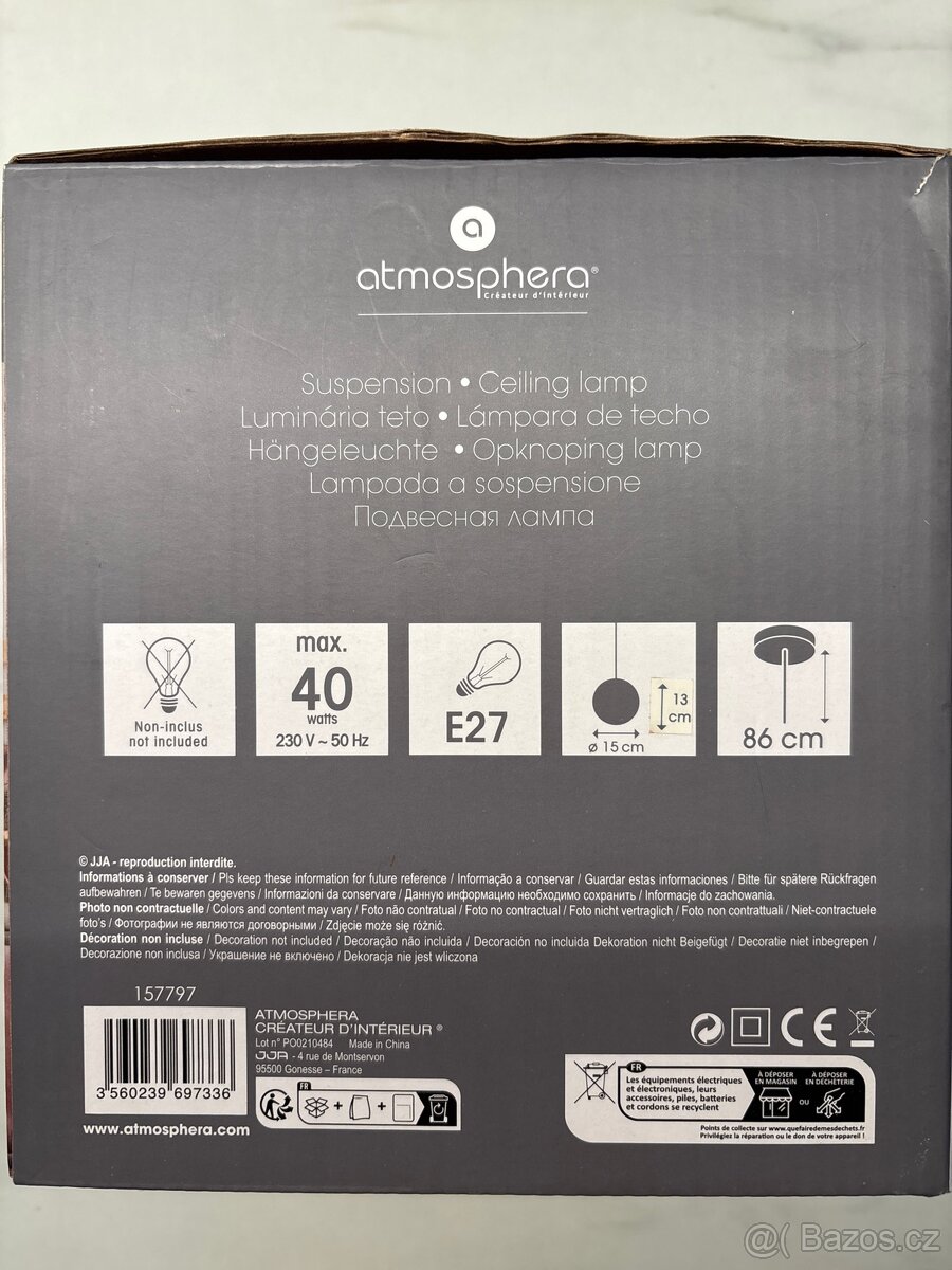 Závěsné světlo NOVY - 2