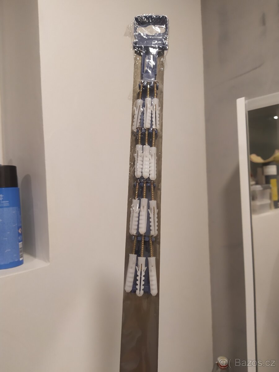 Přechodová lišta šroubovací, nová, 1.7 m, barva champagne - 2