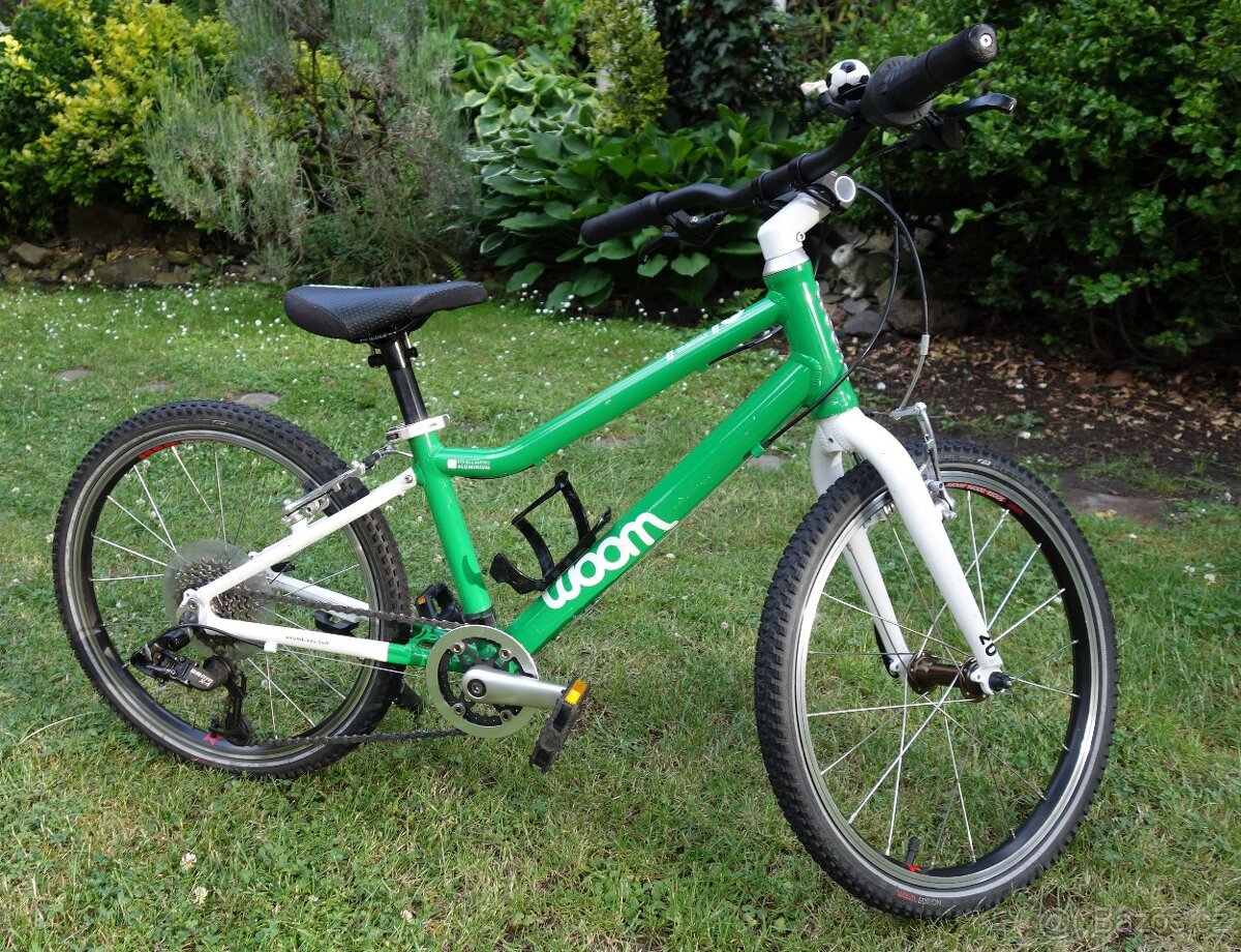 Dětské kolo Woom 4 (20") - zelené - 2