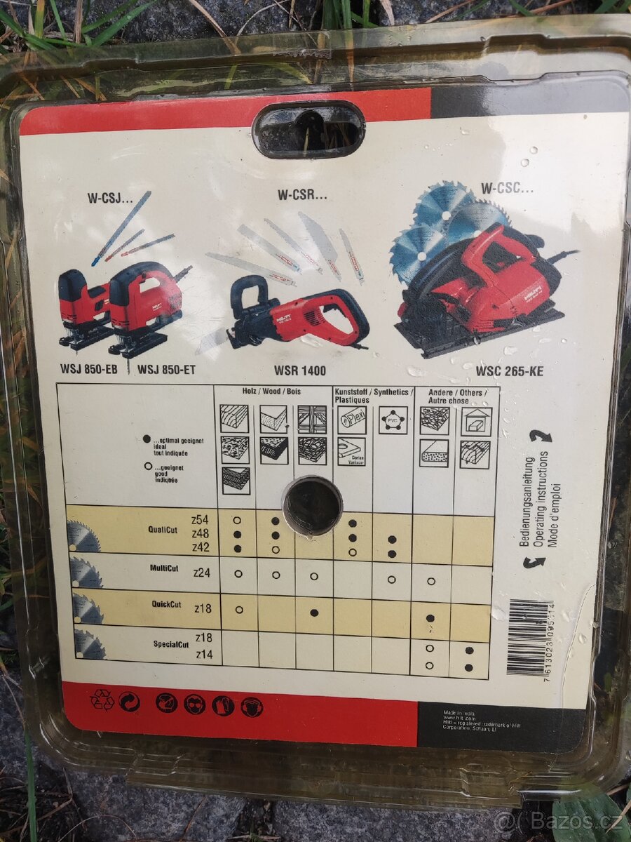Hilti řezný kotouč 185 - 2