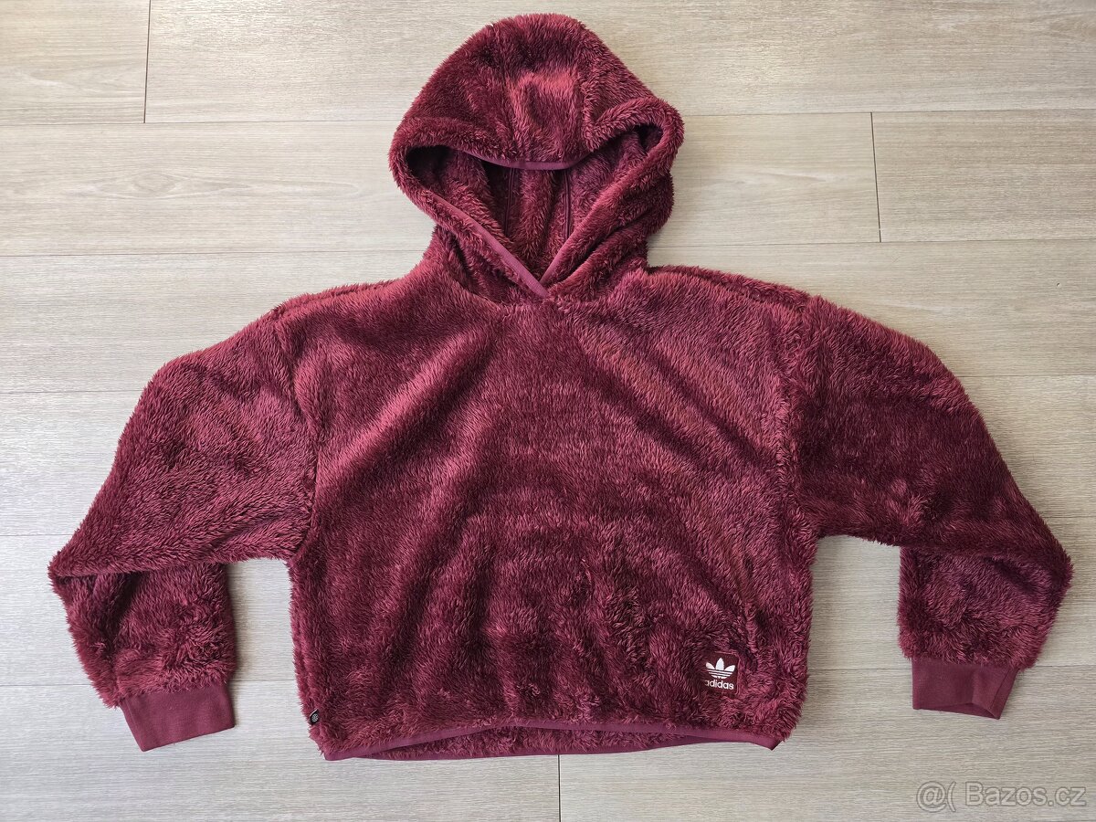 Dámská mikina Adidas Essentials Plus Fluffy Teddy Hoodie - 2