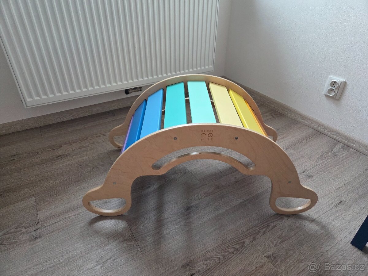 Montessori duhová houpačka 5in1 - 2