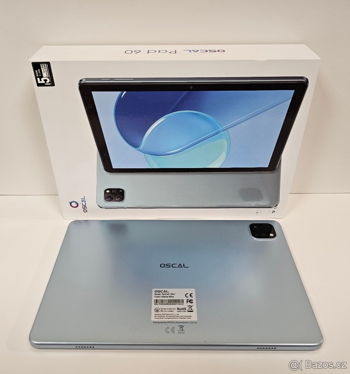 Tablet Oscal Pad 60, 3GB/64GB, modrý - 2