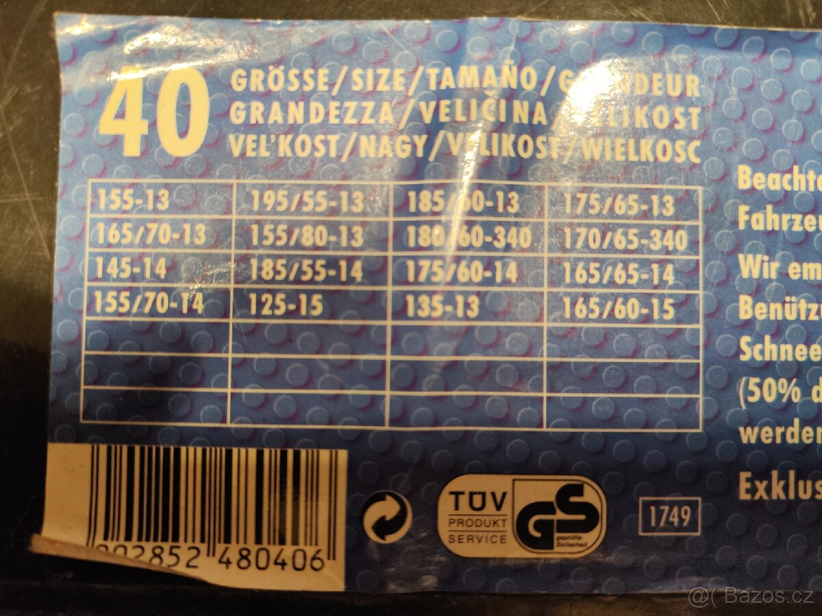 Sněhové řetězy 13,14 a 15 " - 2