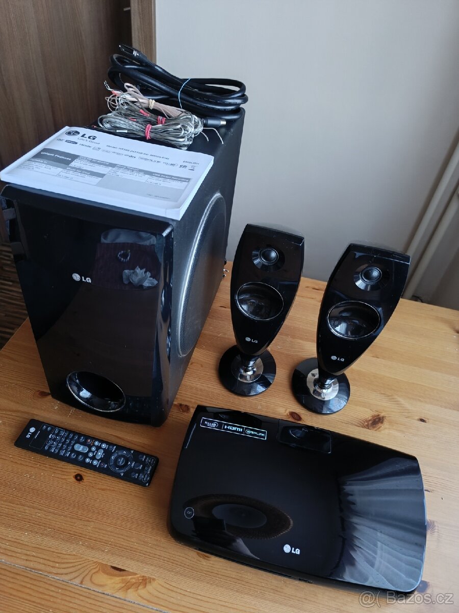 Domácí kino LG HT33S 2.1, 300 W, kompletní balení, TOP stav - 2