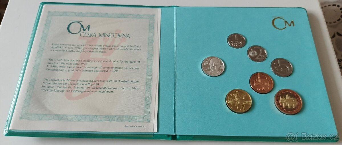 Sada mincí ČR 2010 proof v semišovém obalu - 2