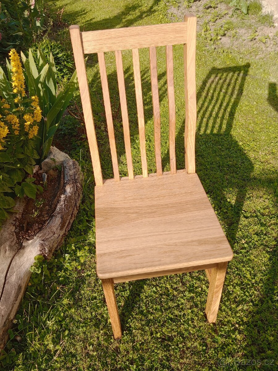 Jídelní židle masiv dub tvarovaná - 2