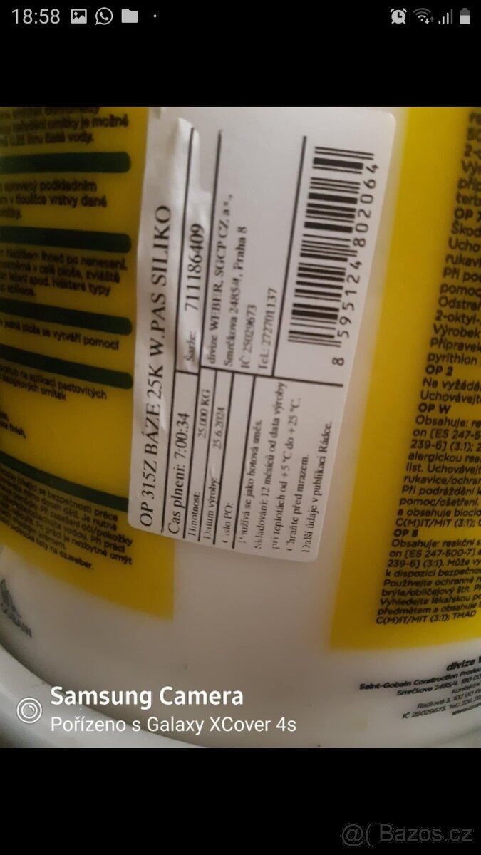 4x bílá omítka weber - 2