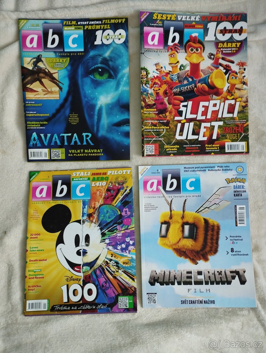 časopisy ABC + papírový model - 2