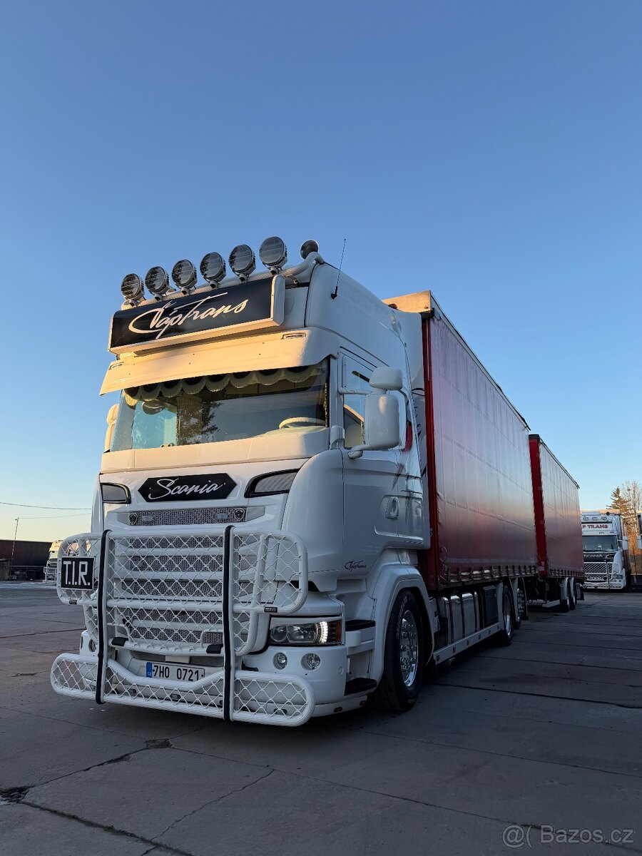 Scania R 580 V8 E6 topline retader jumbo - 2
