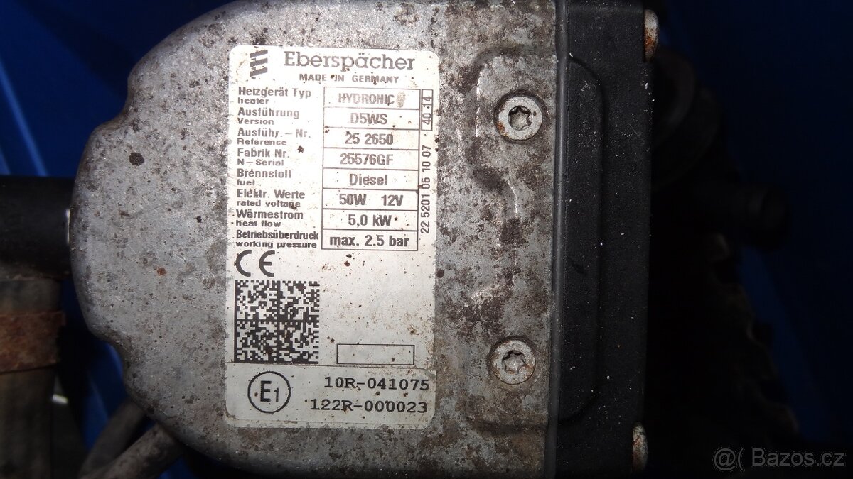 Topení do dodávky - 2