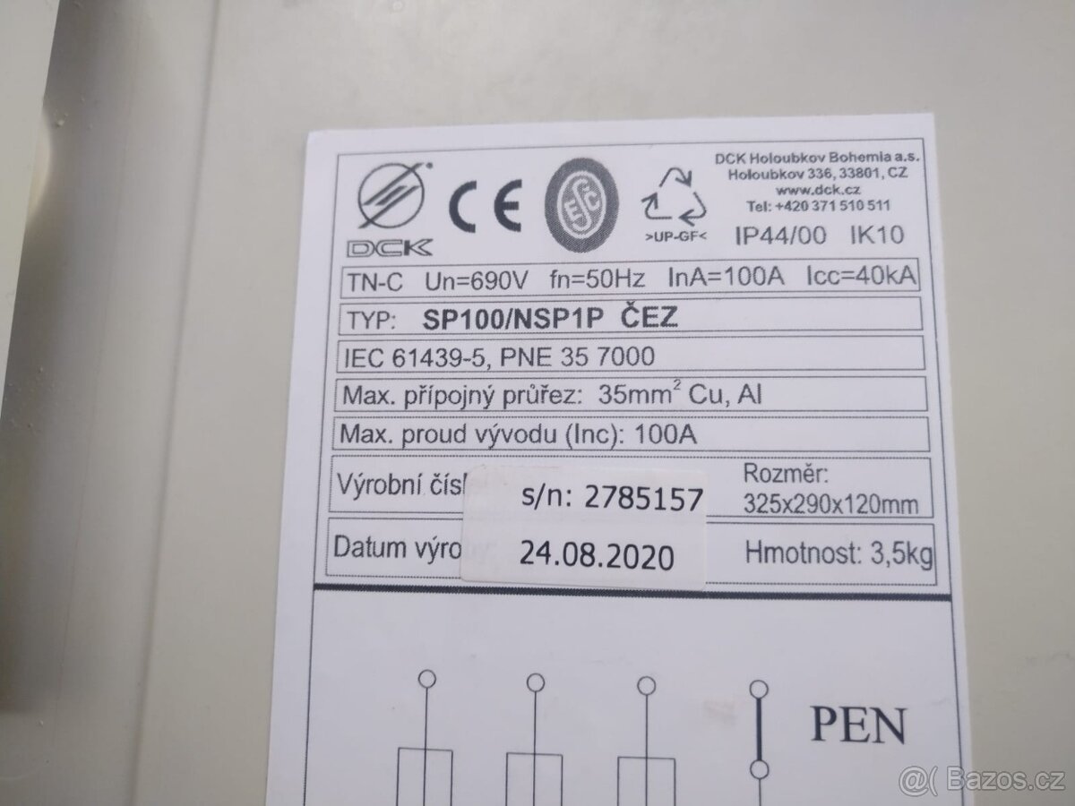 Prodám SP100 pojistkovou skříň - 2