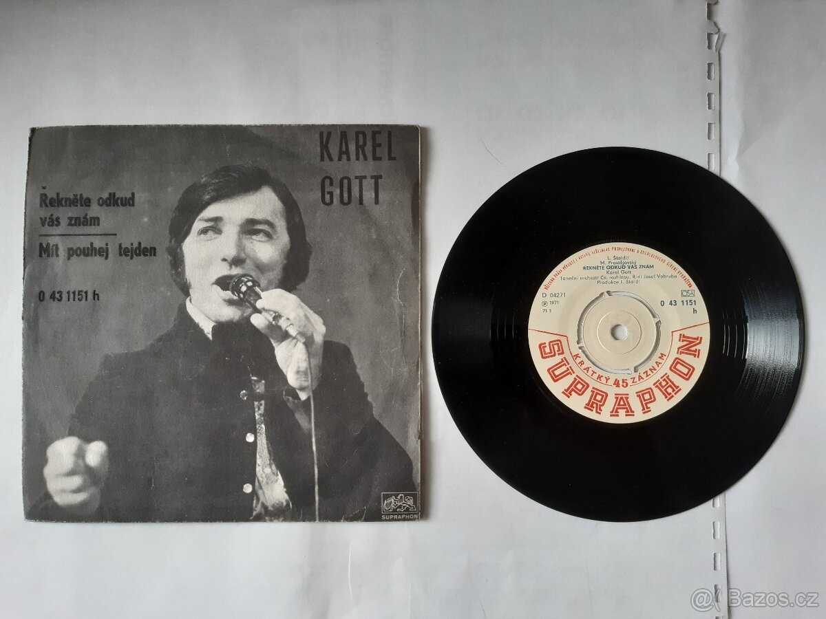 Prodám 35 ks vinylových singlů SP - 2