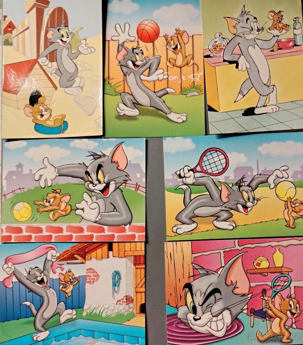 Prodám pohlednice TOM A JERRY - 2