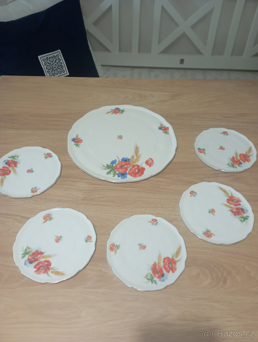 Art Deco, prvorepubliková koláčová souprava - 2