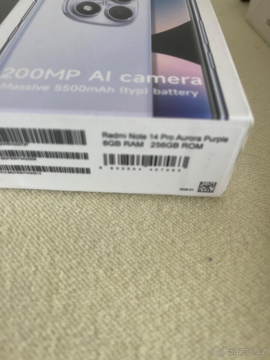 Xiaomi Redmi Note 14 Pro, fialový - 2