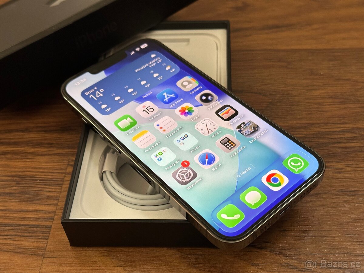 Apple iPhone 13 Pro 128 GB Graphite, top stav - 2