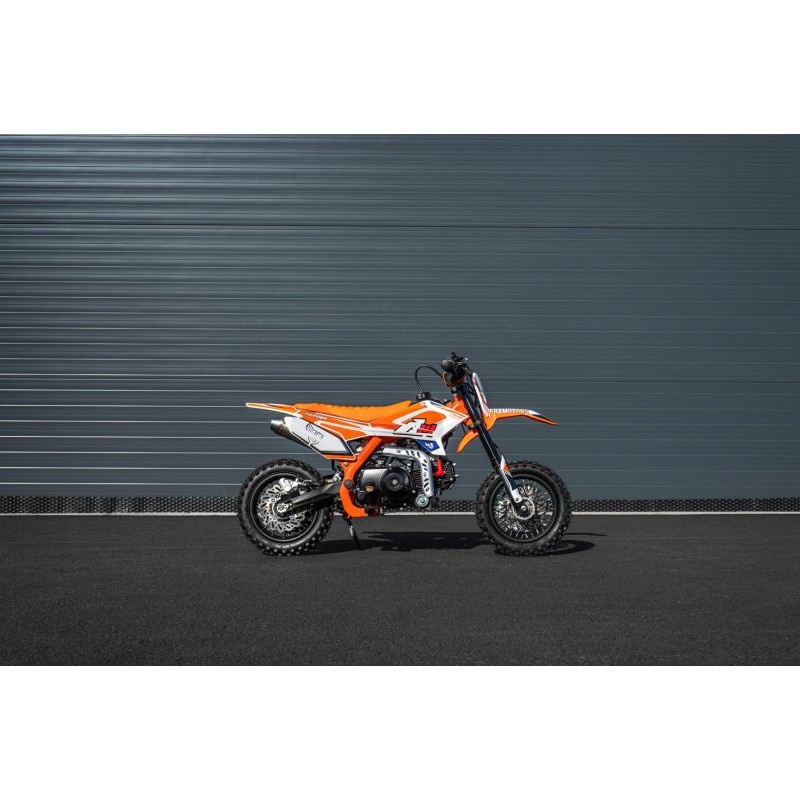 Pitbike Leramotors Thunder 70ccm, kola 10/10, orange