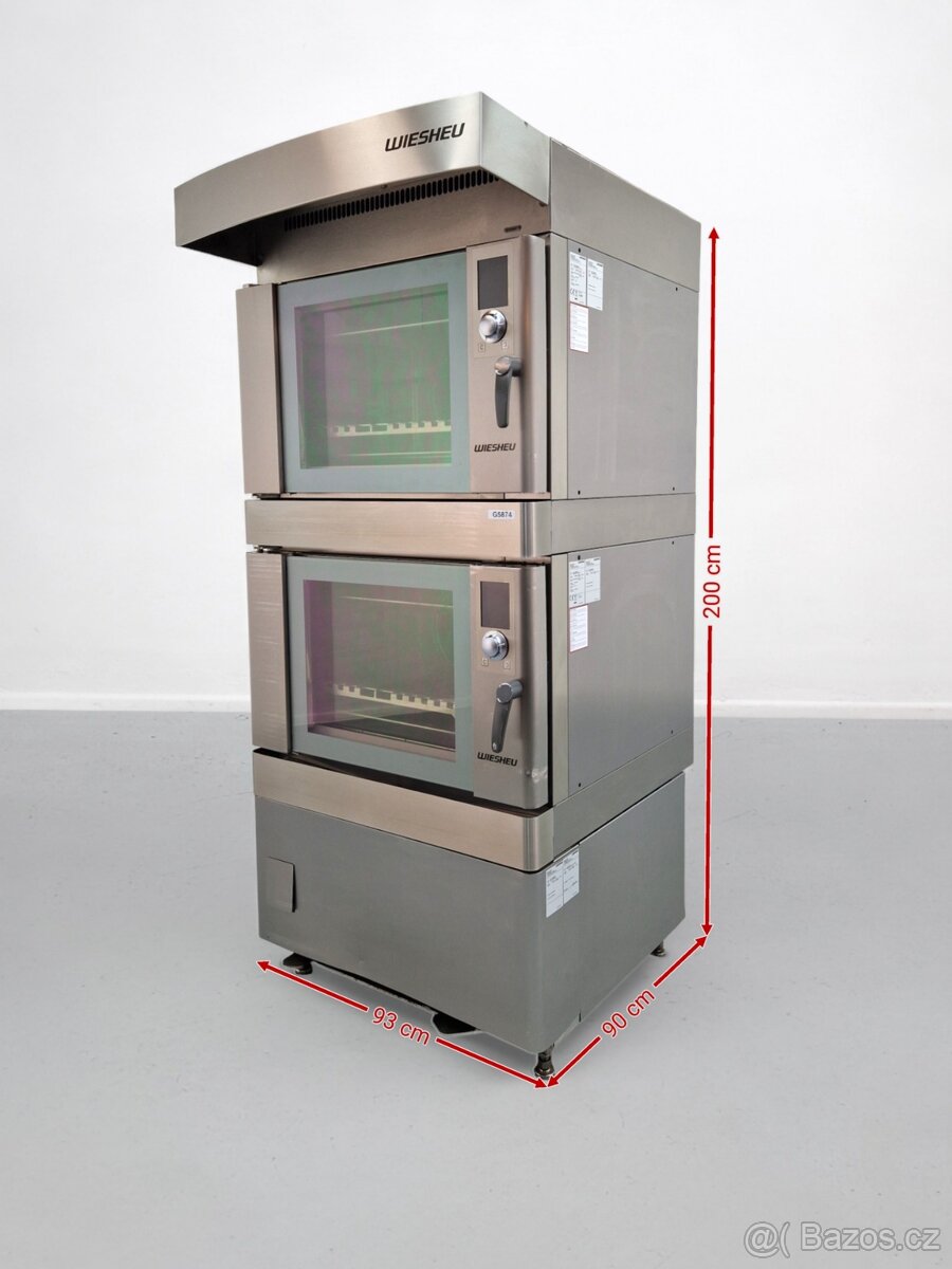 Sestava pekařská pece Wiesheu 2x + digestoř - 2