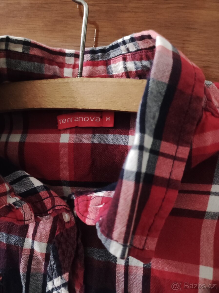 Dámská kostkovaná košile, vel. M - 2