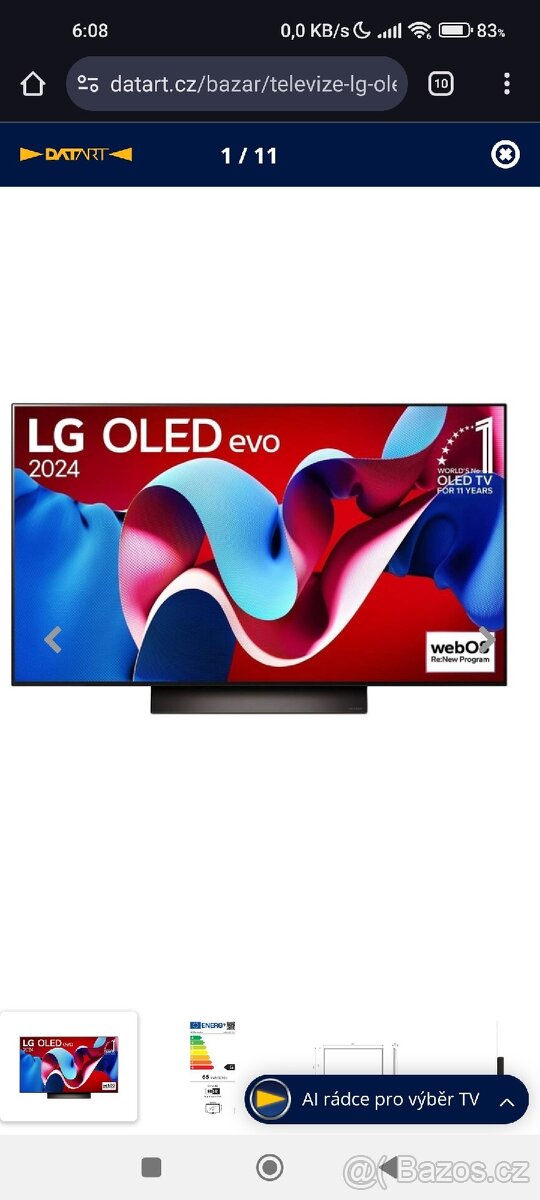 TV 48" LG OLED 48C44 - 2
