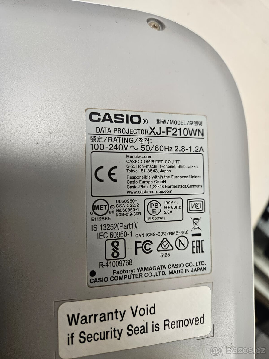 Projektor Casio xj-f210wn - 2