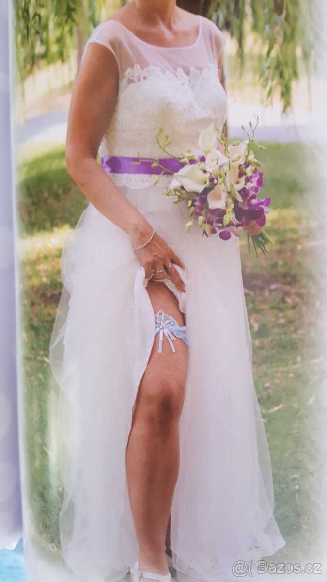 Svatební šaty ivory vel.42 - 2