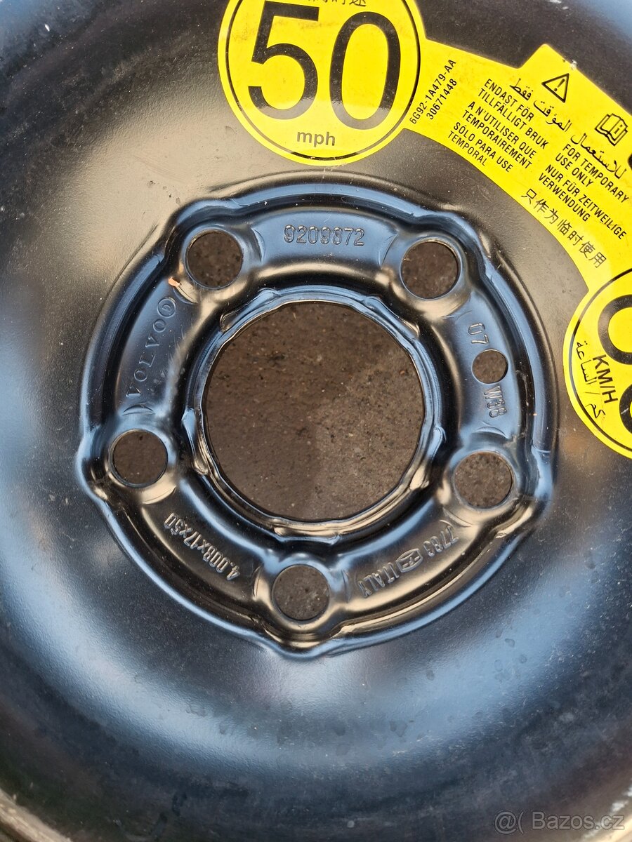 Dojezdové kolo rezerva volvo 5x108 - 2