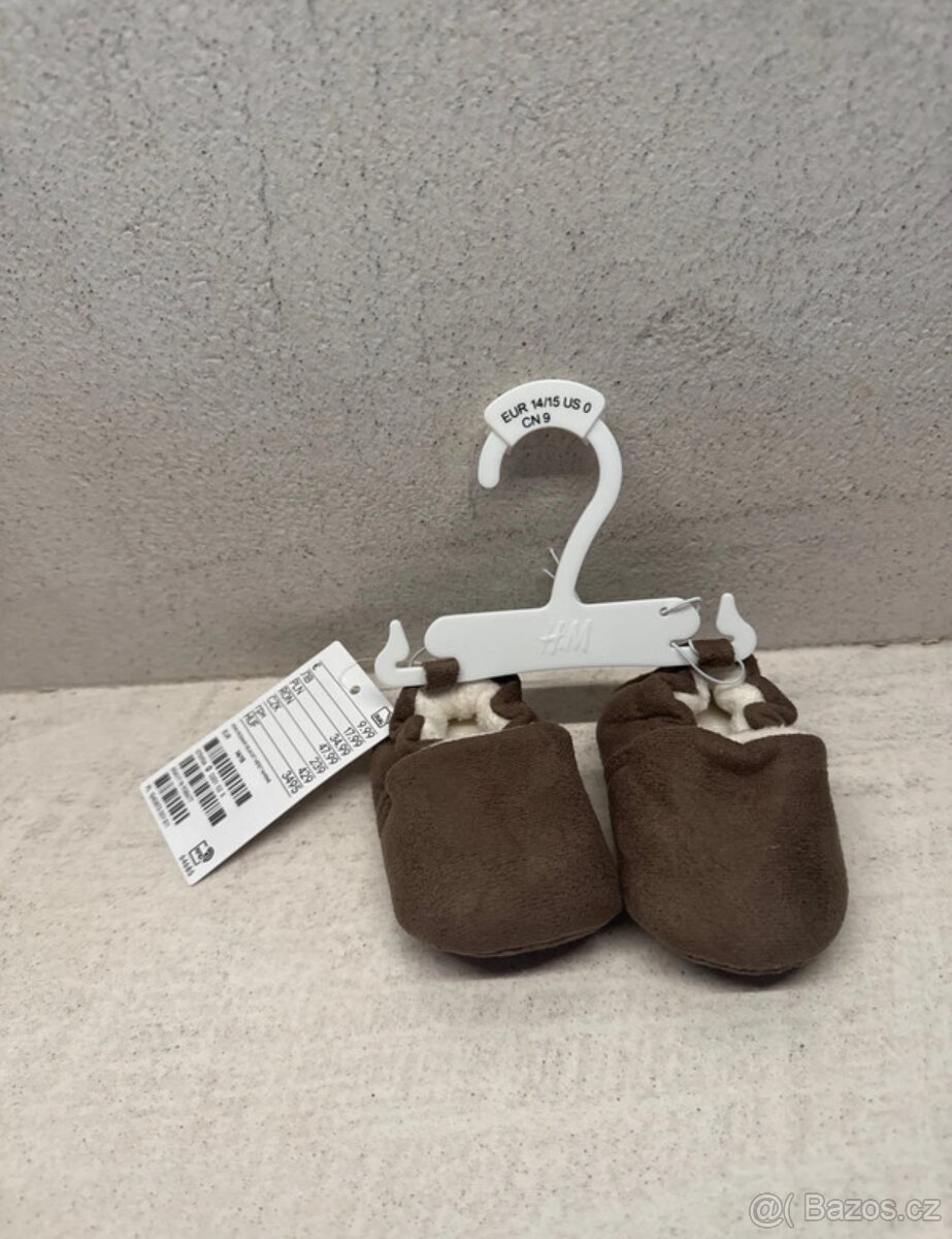 NOVÉ - Hnědé unisex capáčky H&M - 2