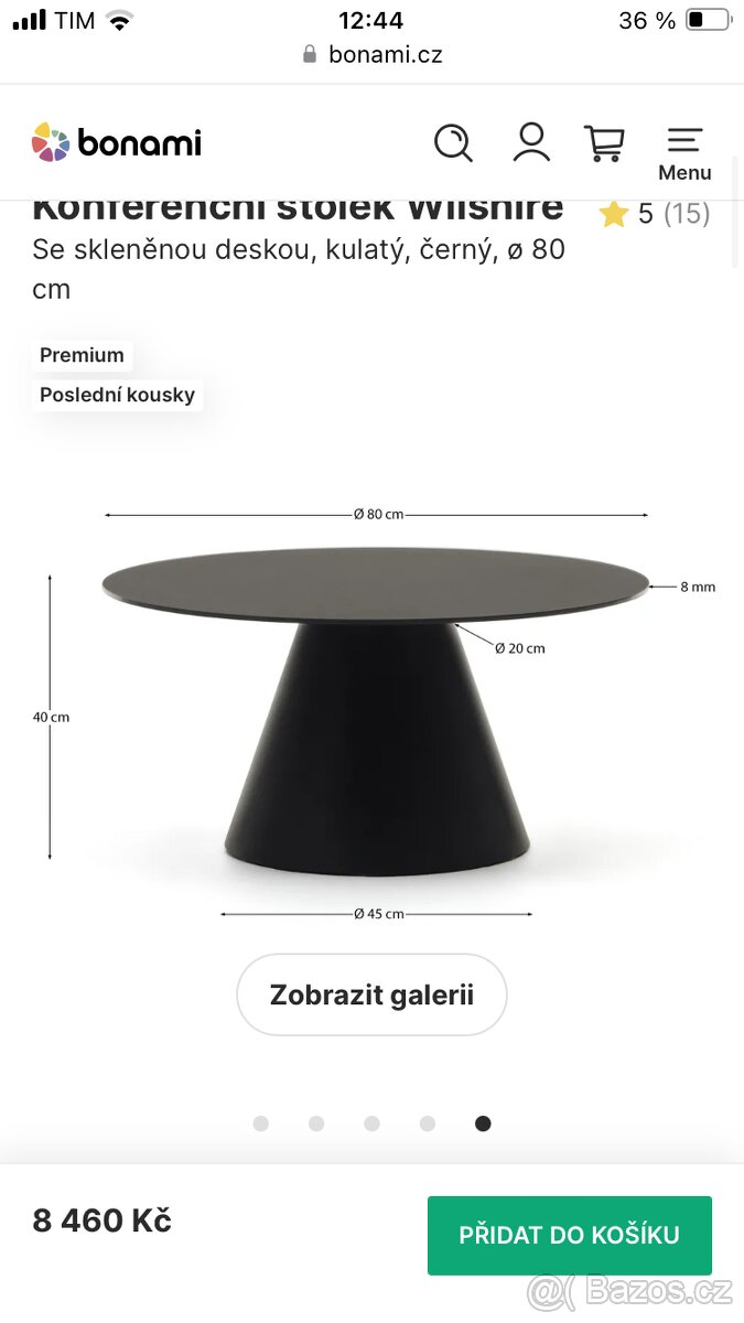 Stůl , konferenční stůl wilshire, bonami, odkladaci stůl - 2