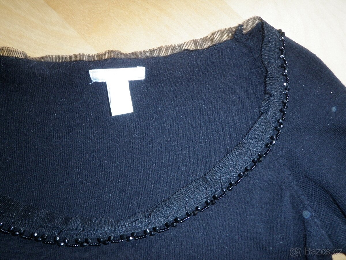 dámský společenský top zn. Mango - vel. M - nový - 2