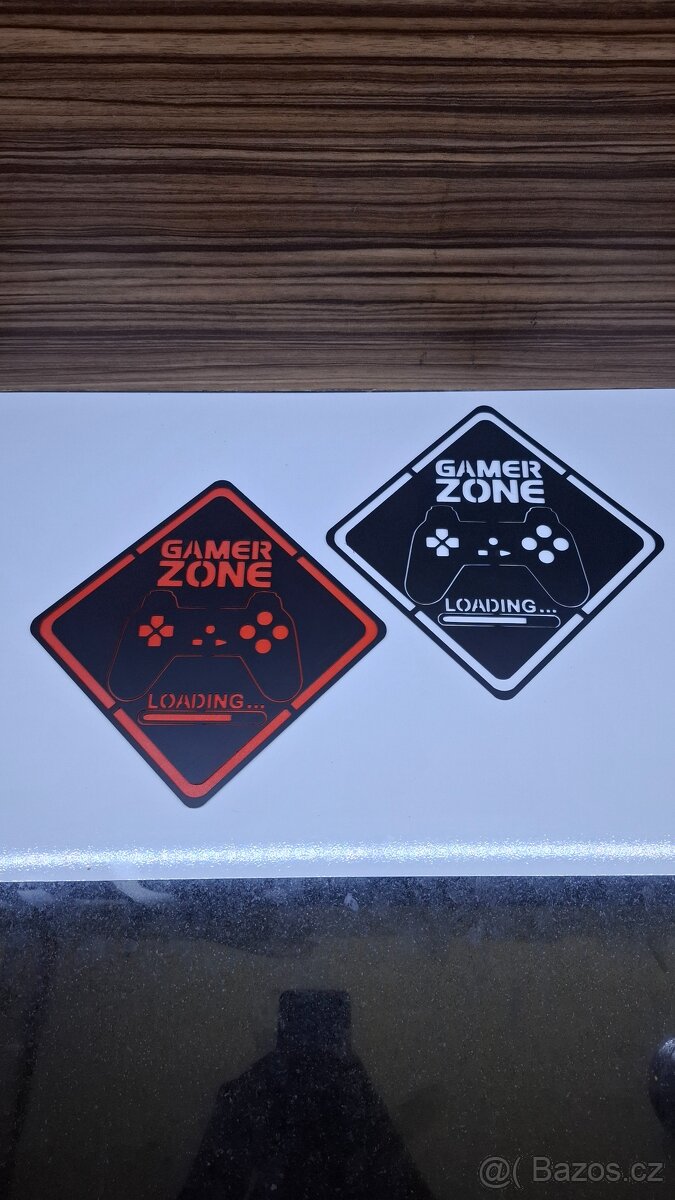 Logo Game zone, dekorace - 2