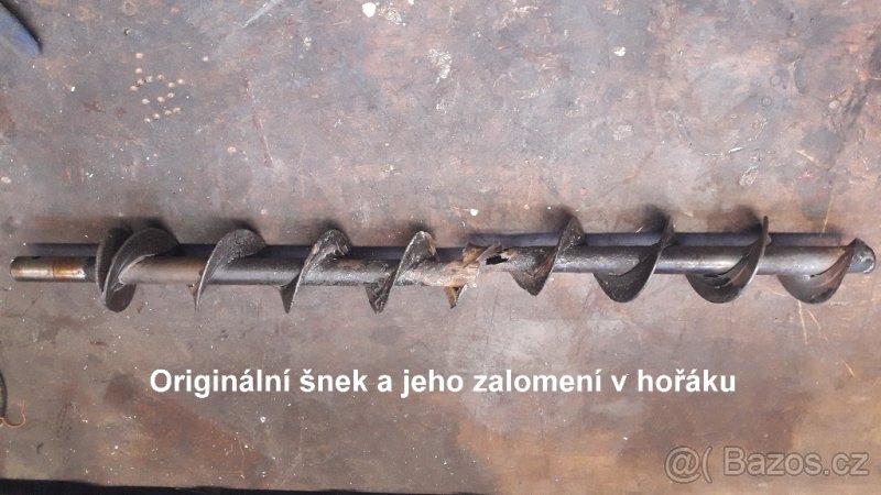 Nerezový šnek do automatického kotle - 2