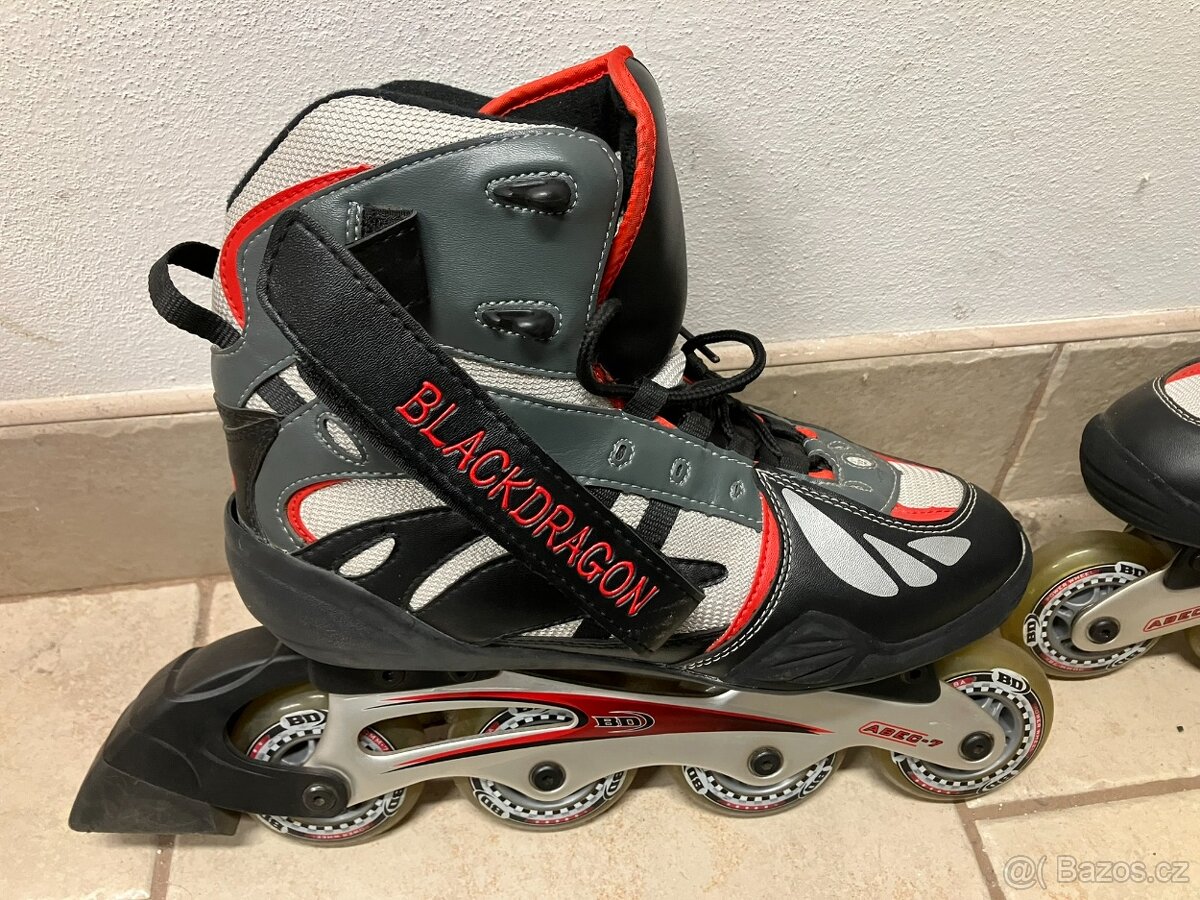 Kolečkové brusle Black Dragon vel.42 - 2