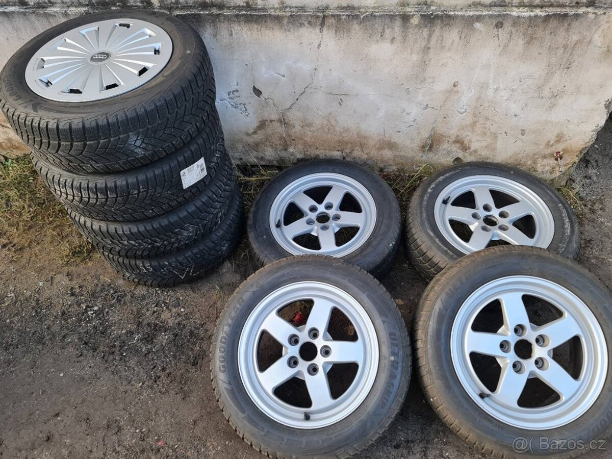 sada alu kol Audi 16" – originál disky + - 2