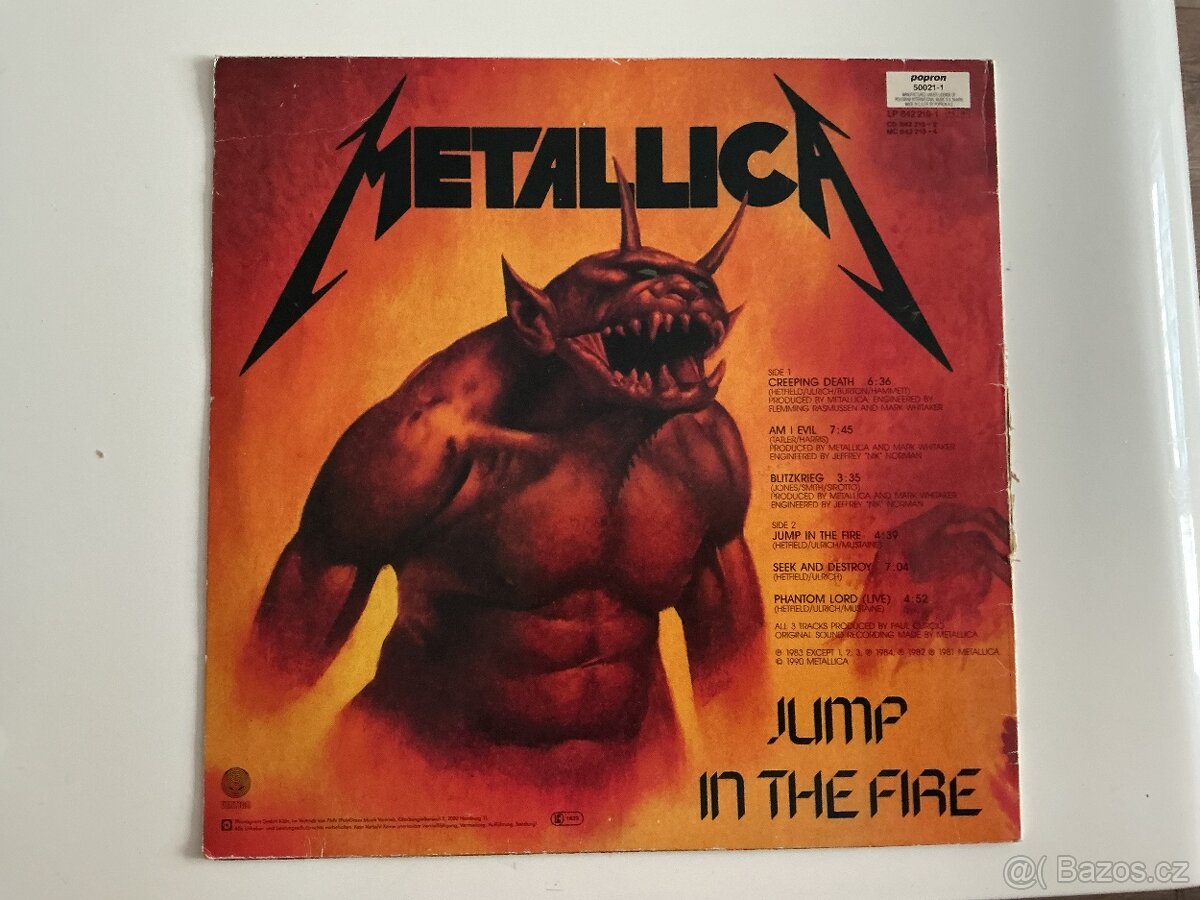 Lp Metallica CreepingDeath/Jump in the Fire - 2