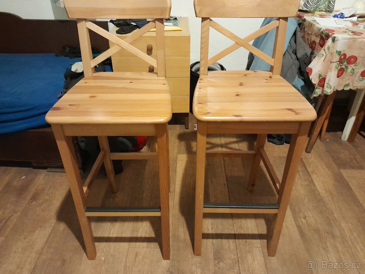 Ikea barová židle Ingolf - 2