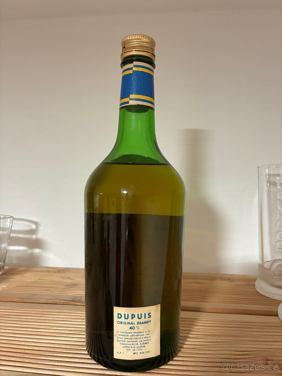 Dupuis brandy 1969” TUZEX, originál náplň, neotevřeno - 2