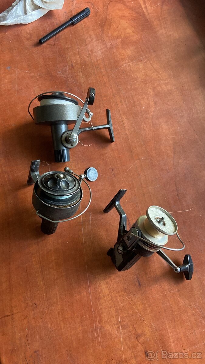 Prodám staré navijáky, pruty - 2